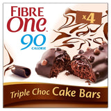 M&S Fibre One Triple Choc Cake Bars 4 x 25g- Buy online at McGrocer