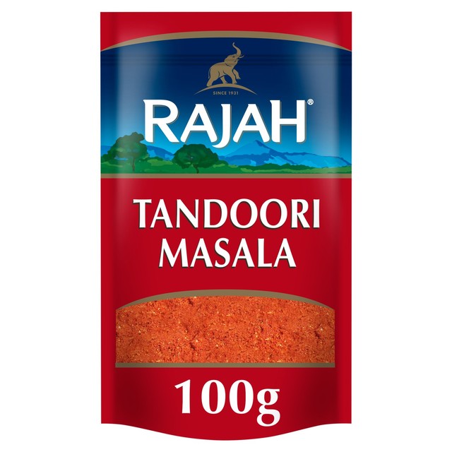 Rajah Tandoori Masala Powder Natural Ground 100g, imported from the UK
