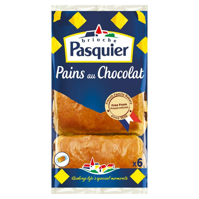 Brioche Pasquier Pains au Chocolat x6