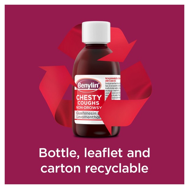 Benylin chesty cough non drowsy syrup 300ml - British product