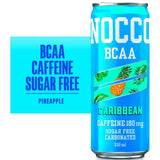 Nocco Caribbean Pineapple Energy Drink 330ml, imported from the UK
