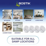 Bostik Breath dehumidifier refill tabs 250g pack of 4, UK version