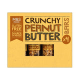 M&S M&S Crunchy Peanut Butter Snack Bars 4 x 40g- Buy online at McGrocer