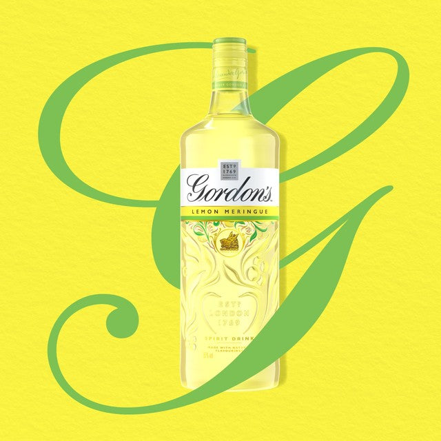 Gordon's Lemon Meringue Gin 70cl glass bottle, UK version.