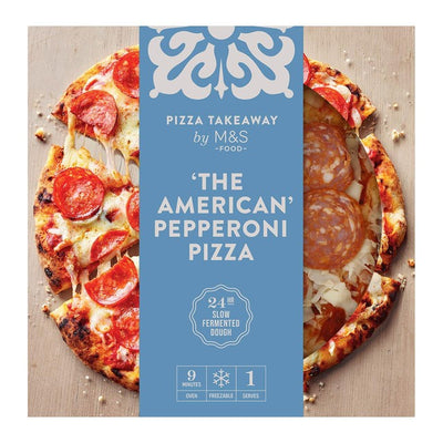 McGrocer M&S American Pepperoni Vedfyrt Pizza 255g- Kjøp online på McGrocer