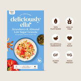 Deliciously Ella strawberry & almond granola 380g - British product