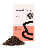 Good & Proper Tea Assam loose leaf tea 90g, UK version
