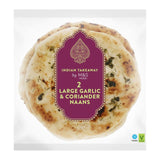 M&S 2 panes naan grandes de ajo y cilantro 260 g