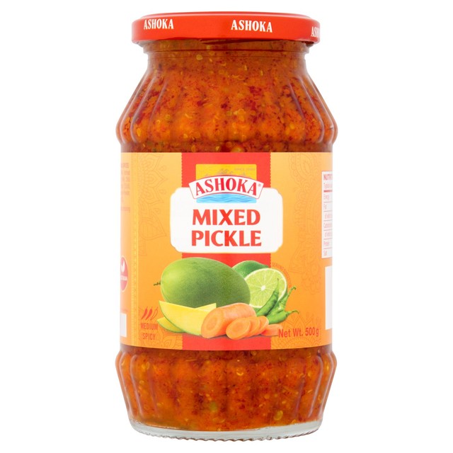 Ashoka Mixed Pickle Mango Carrot Lime 500g - British product