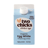 M&S Two Chicks Organic Free Range Liquid Egg White 500g- Buy online at McGrocer