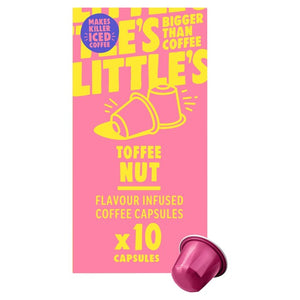 Toffee Nut flavored Arabica coffee capsules for Nespresso machines, 10 per pack