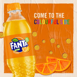 Fanta Zero Orange soft drink 500ml - British product