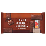Sainsburys Chocolate Mini Rolls Cakes x10