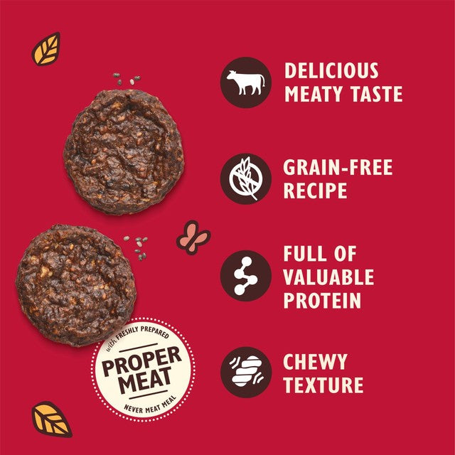 Lily's Kitchen beef mini burgers dog treats 70g, UK version