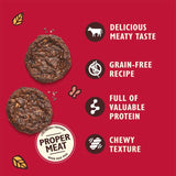 Lily's Kitchen beef mini burgers dog treats 70g, UK version