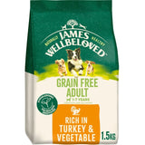 M&S James Wellbeloved Grain Free Adult Dry Dog Food Turkey & Veg- Buy online at McGrocer