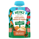 Heinz baby food pouch sweet potato chicken vegetables 130g, UK version