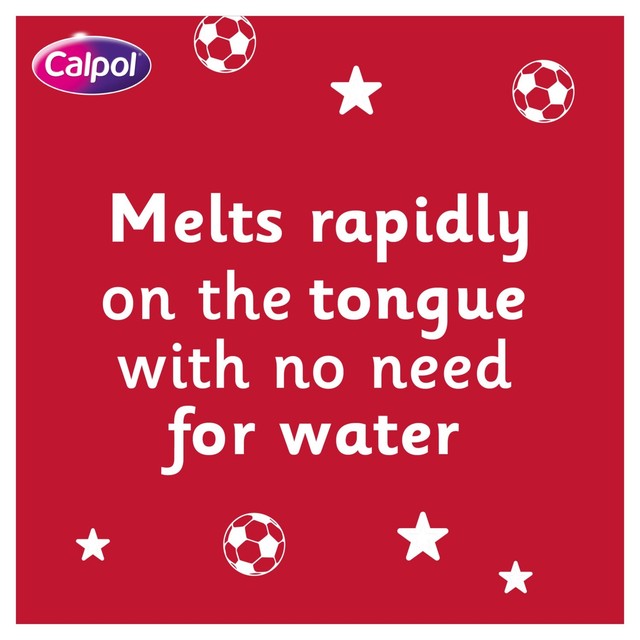 Calpol strawberry flavoured pain relief tablets 12 tablets - British product