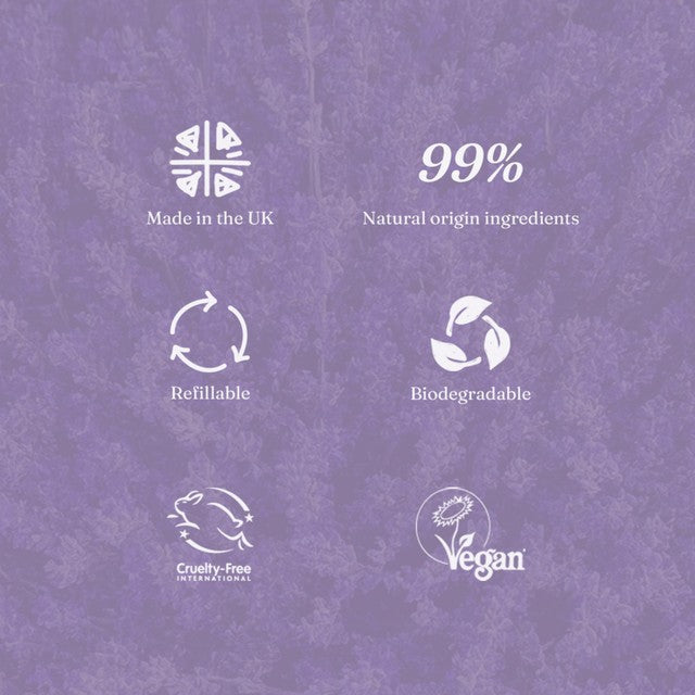 Miniml Calming Lavender conditioner with Pro-Vitamin B5, UK version
