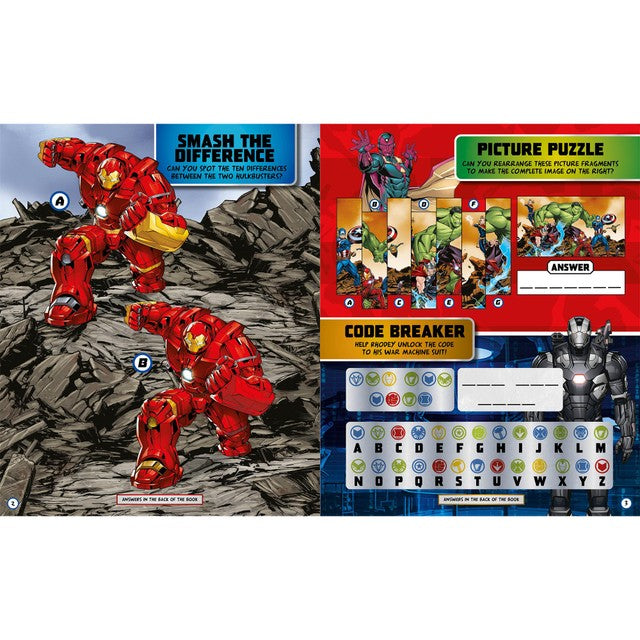 Igloo Books Marvel Avengers sticker activity book 500 stickers (British brand)