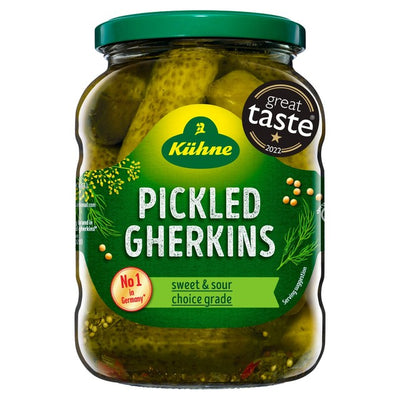 M&S Kuhne Pickled Gherkins 670g- Buy online at McGrocer