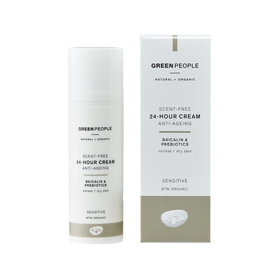 M&S Green People Scent Free 24-Hour Cream Facial Moisturiser 50ml- Buy online at McGrocer