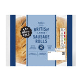 M&S British pork sausage rolls 2 pack, imported from the UK