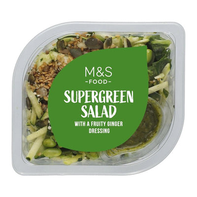 M&S M&S Super Grønn Salat Grønnsakssalat 190g- Kjøp online hos McGrocer