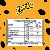 Cheetos cheese flavour corn puffs multipack - British product