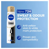 Nivea Black and White anti-perspirant spray 250ml, imported from the UK