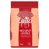 Laila red split lentils 5kg, UK version