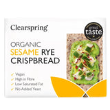 M&S Clearspring Organic Rye Crispbread Sesame 200g- Buy online at McGrocer