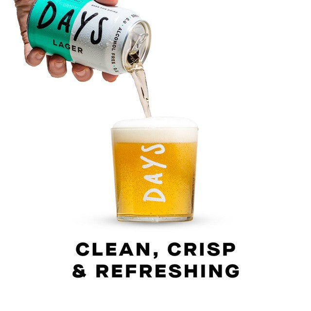 Days Alcohol Free Lager Beer 4 x 330ml cans - British product