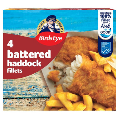 M&S Birds Eye 4 Panerte Hyse Fiskefileter 400g- Kjøp online hos McGrocer