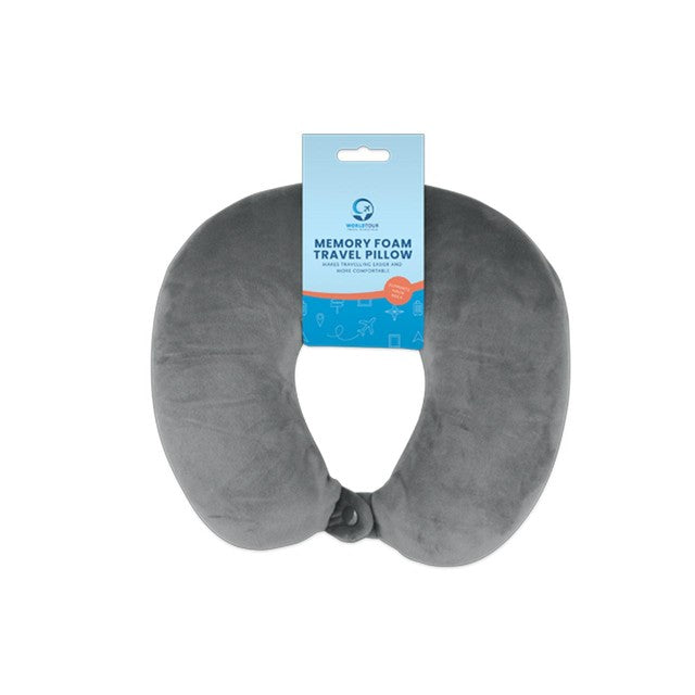 Gem Imports memory foam travel pillow 30x36x9 cm - British product