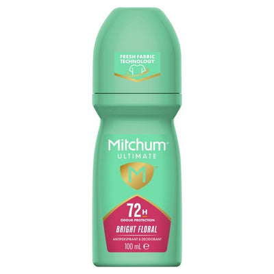 M&S Mitchum Female Ultimate 72H Roll-On Antiperspirant Deodorant, Bright Floral- Buy online at McGrocer
