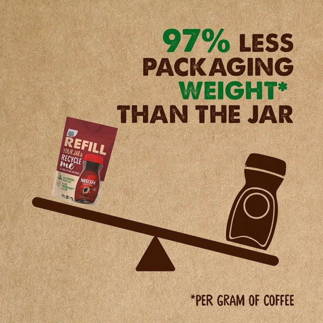 Nescafe Original instant coffee refill 150g, imported from the UK