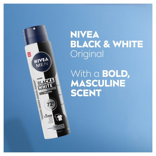 NIVEA MEN Black & White Original Anti-Perspirant Deodorant Spray