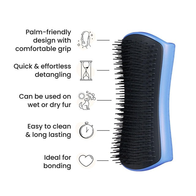 Tangle Teezer large detangling brush blue grey, imported from the UK