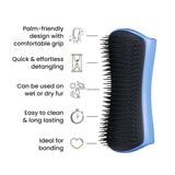 Tangle Teezer large detangling brush blue grey, imported from the UK