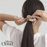 VH2 Silver Cloud Mixed Large Satin Scrunchies (British brand)
