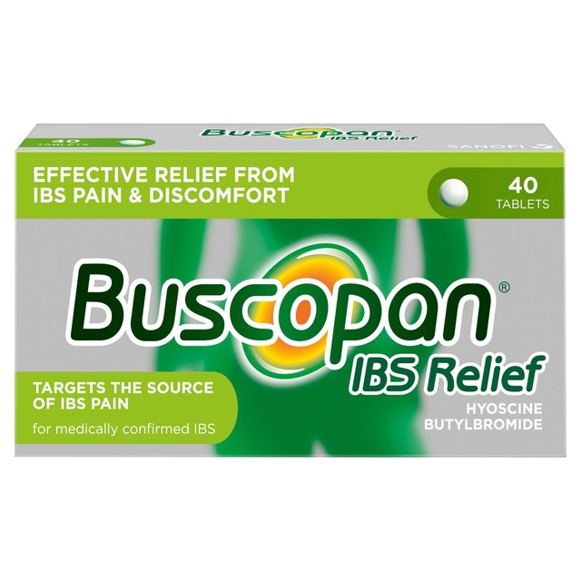 Buscopan IBS relief tablets 10mg 40 tablets, UK version