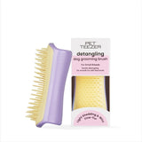Tangle Teezer small dog grooming brush lilac yellow, imported from the UK