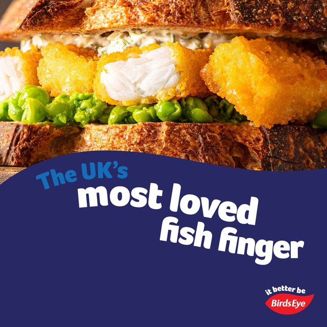 Birds Eye omega 3 breaded fish fingers 280g - British product