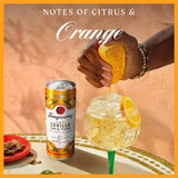 Tanqueray Flor de Sevilla gin and tonic ready-to-drink can 250ml (British brand)
