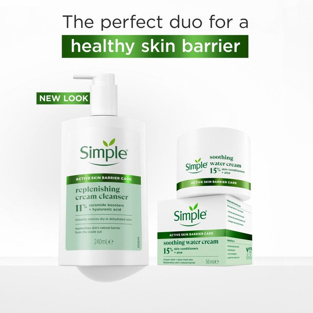 Simple cream cleanser 230ml (British brand)