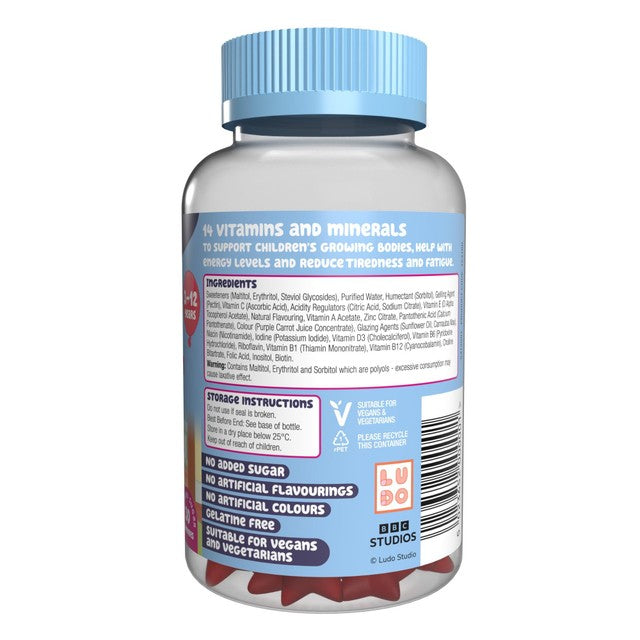 Natures Aid Bluey Multivitamin Support Gummies strawberry flavour 30 gummies, imported from the UK