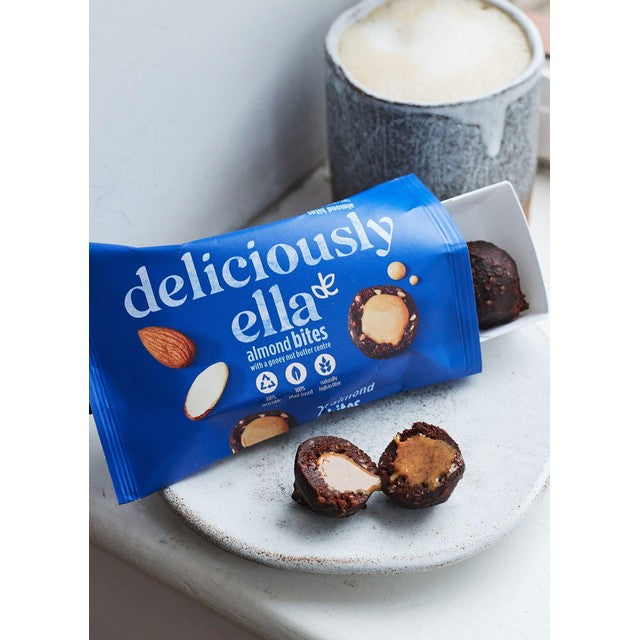 Deliciously Ella almond bites with cacao and fruit 36g - British product