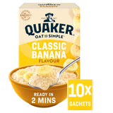 M&S Quaker Oat So Simple Banana Instant Porridge Sachets- Buy online at McGrocer