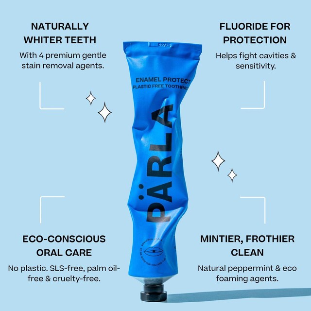 Parla Enamel Protect toothpaste 75ml, UK version